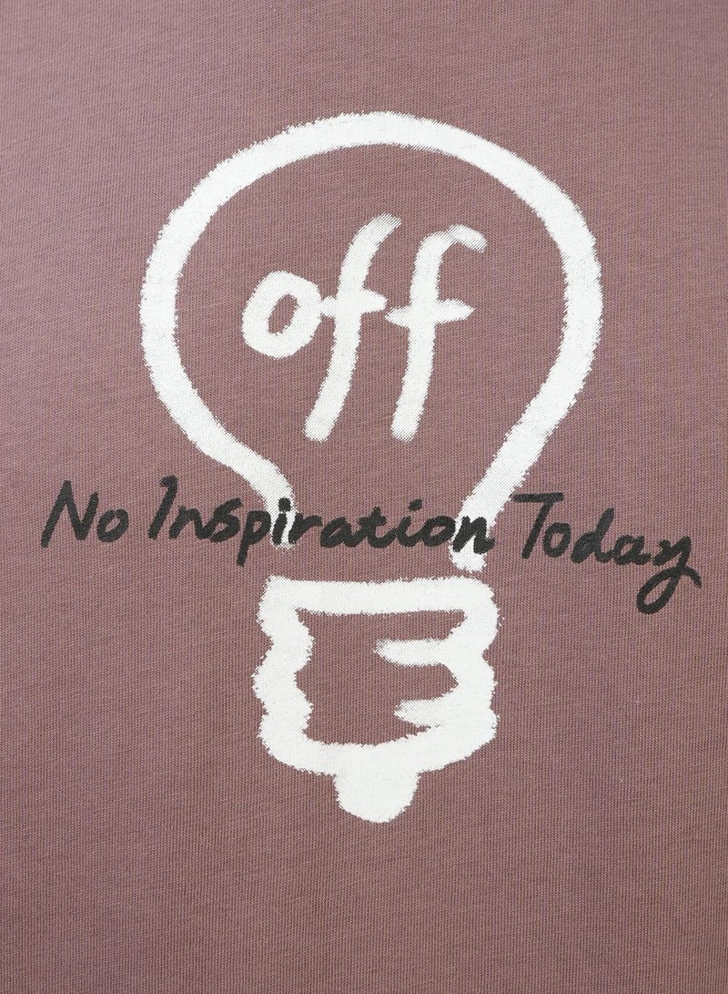 GIORDANO Men's Slim Fit Cotton Jersey Message Print Tee - Image 3